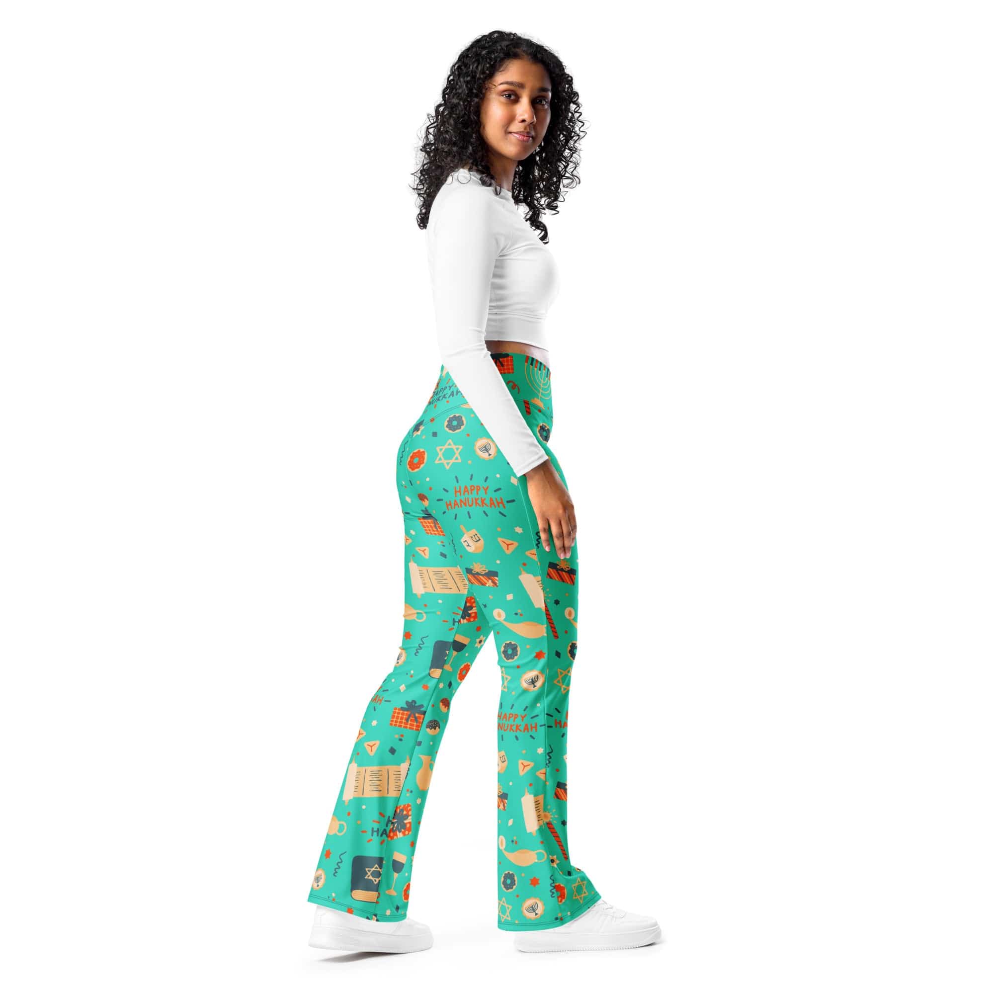 Hanukkah Joy Flare Leggings