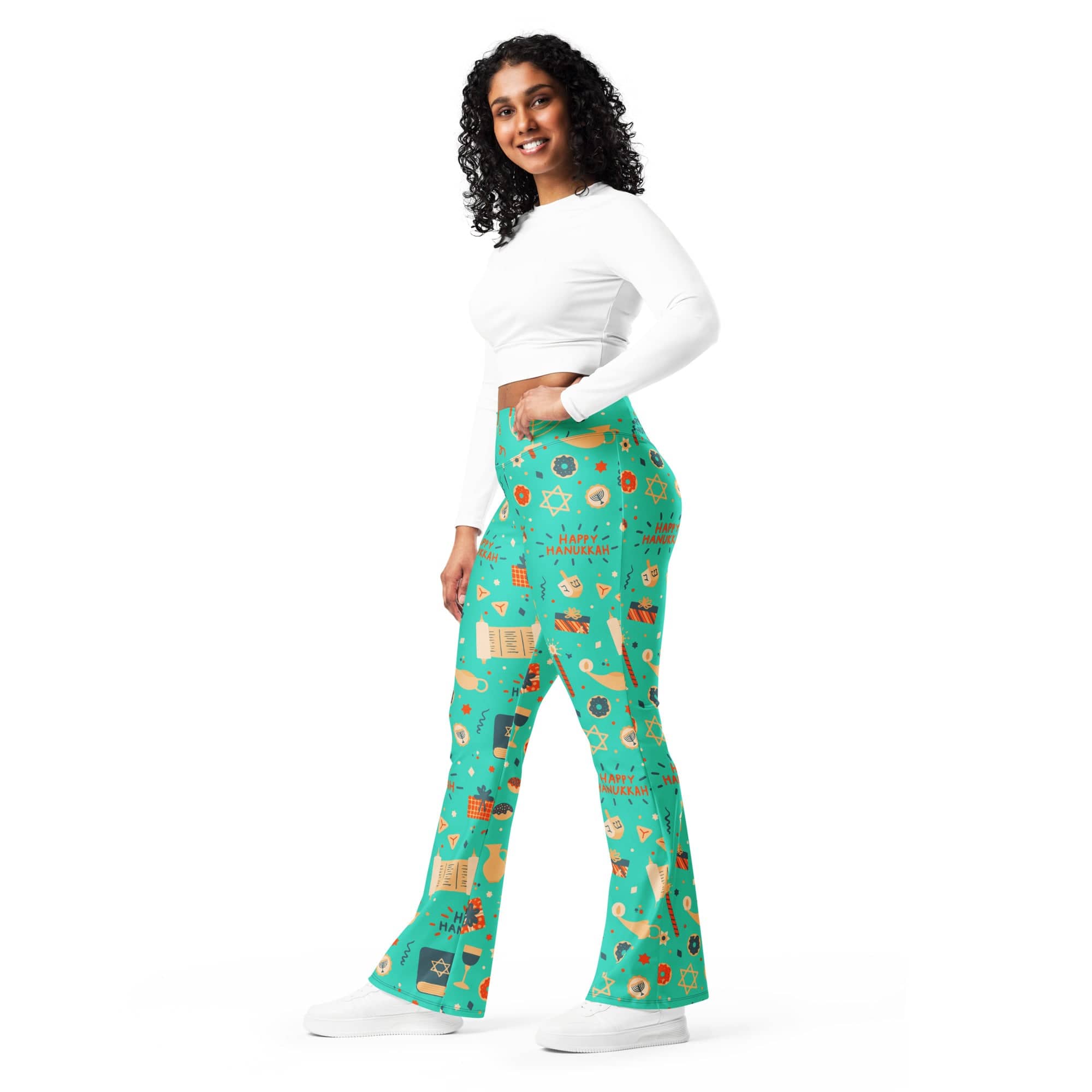 Hanukkah Joy Flare Leggings