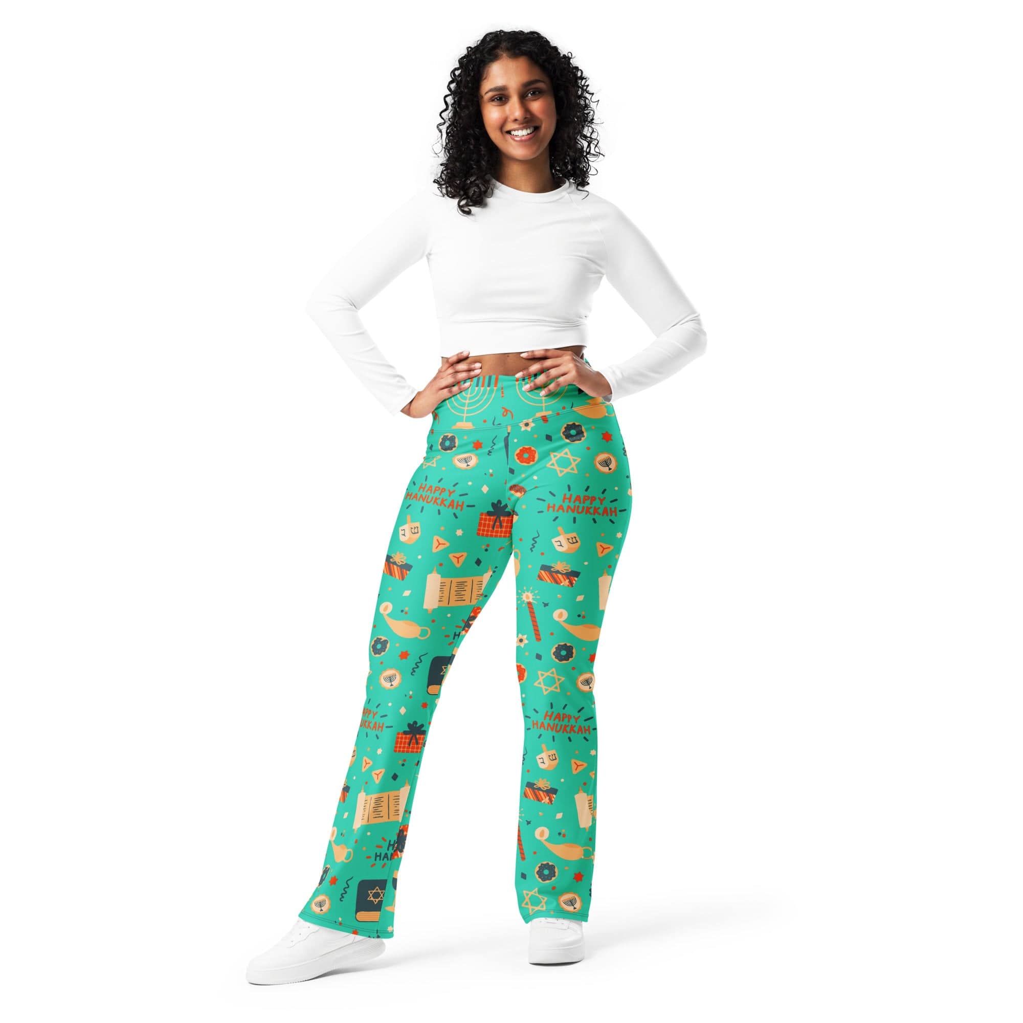 Hanukkah Joy Flare Leggings