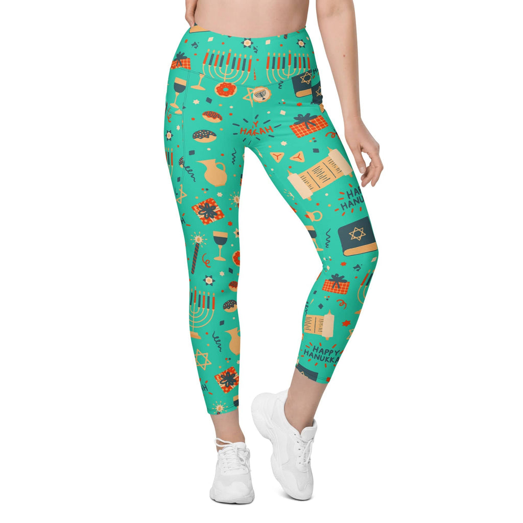 Hanukkah Joy Leggings With Pockets