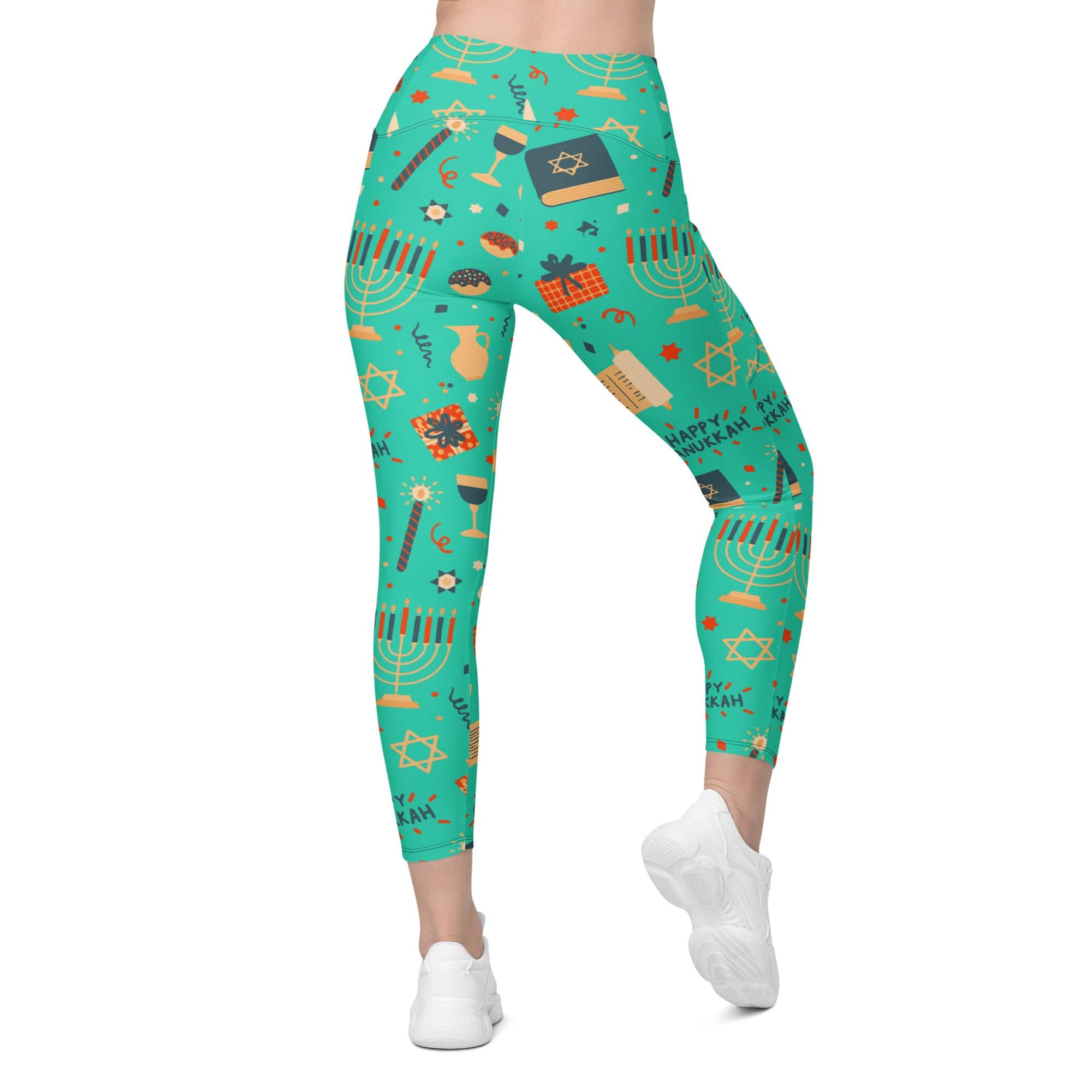 Hanukkah Joy Leggings With Pockets