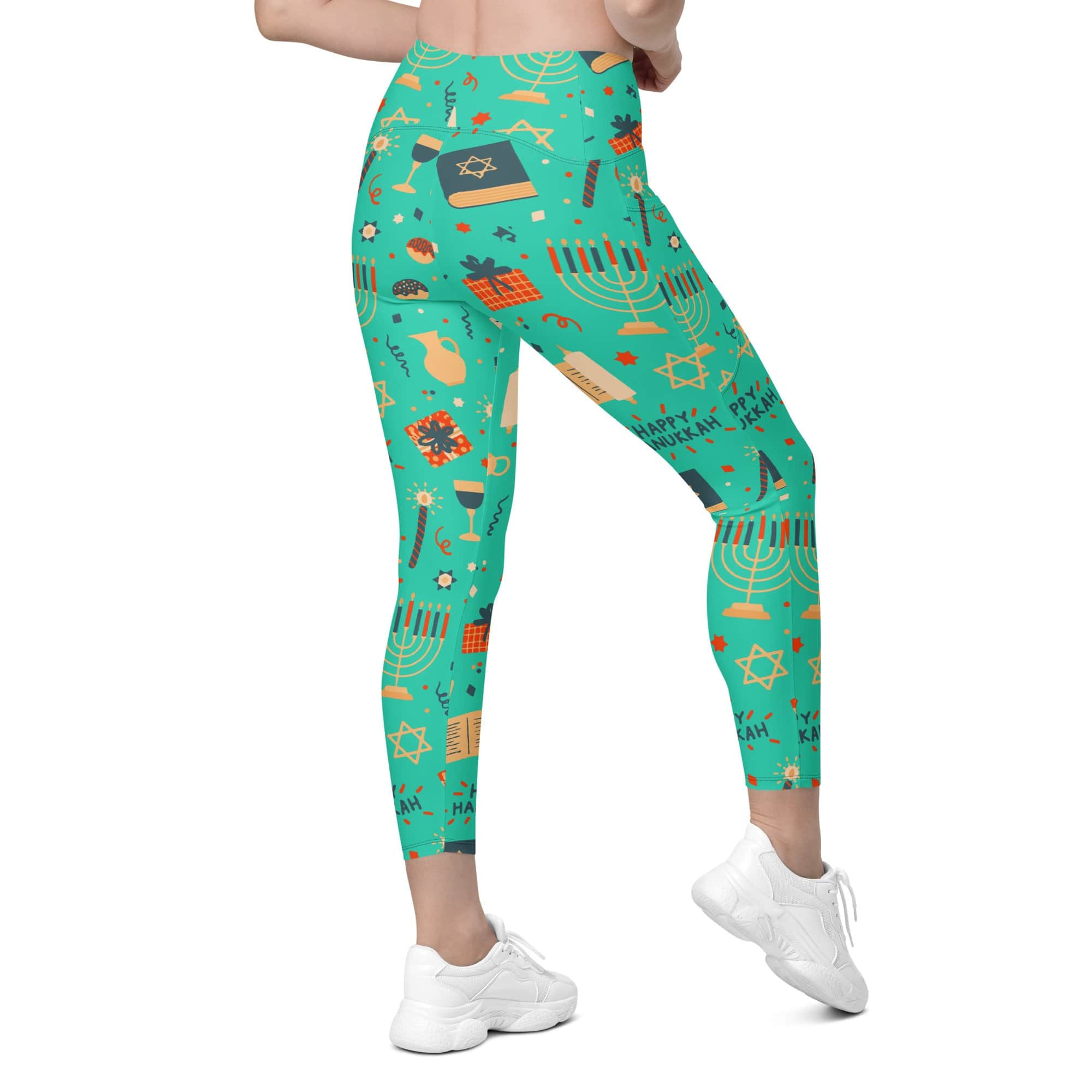 Hanukkah Joy Leggings With Pockets