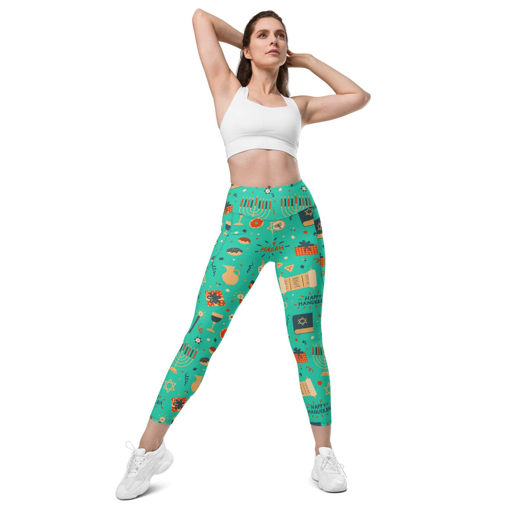 Hanukkah Joy Leggings With Pockets