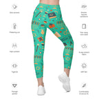 Hanukkah Joy Leggings With Pockets