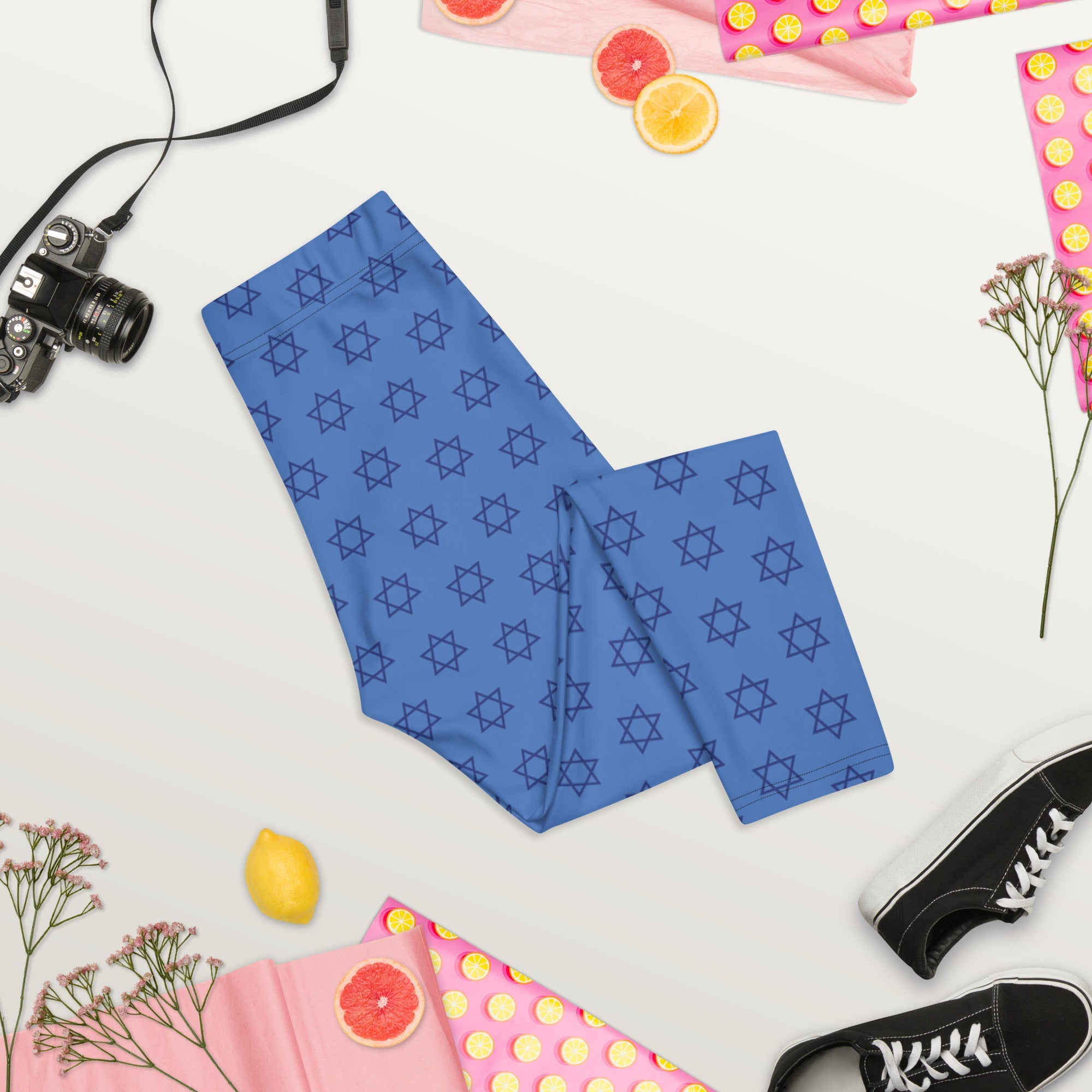 Hanukkah Print Capris