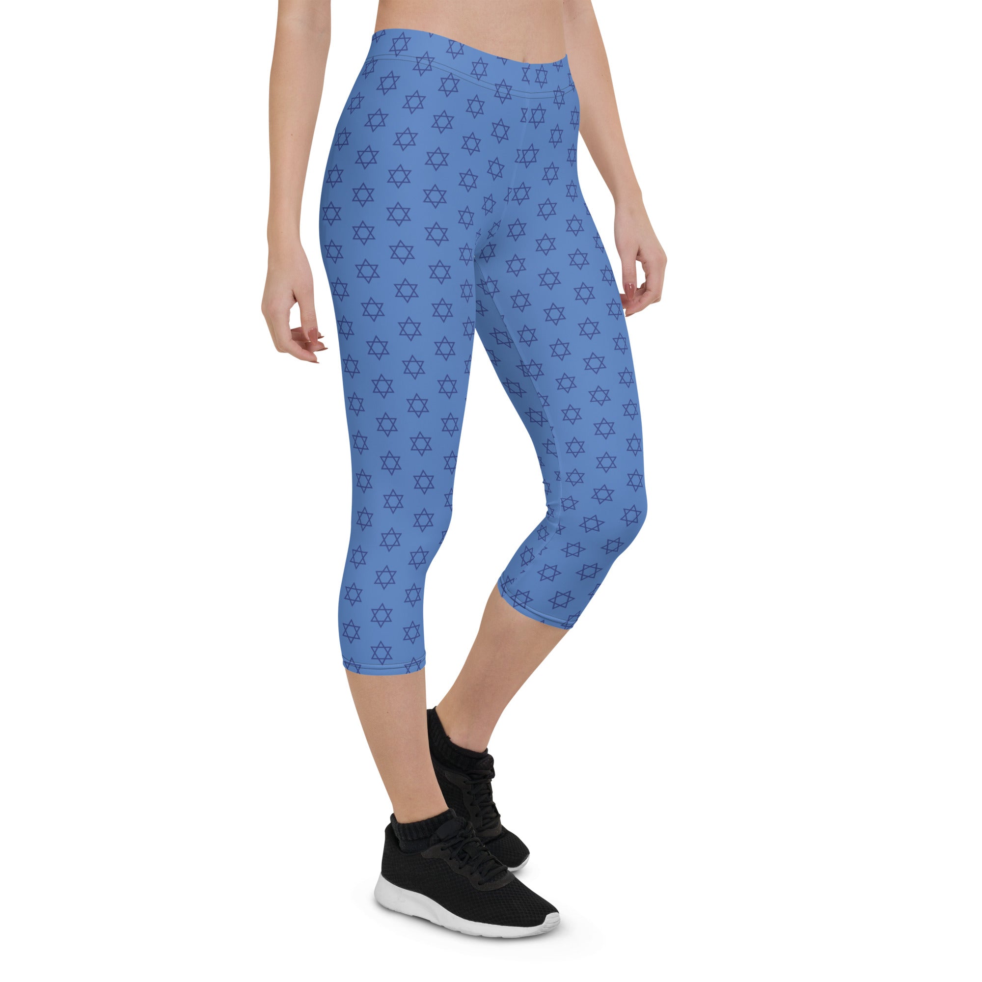 Hanukkah Print Capris