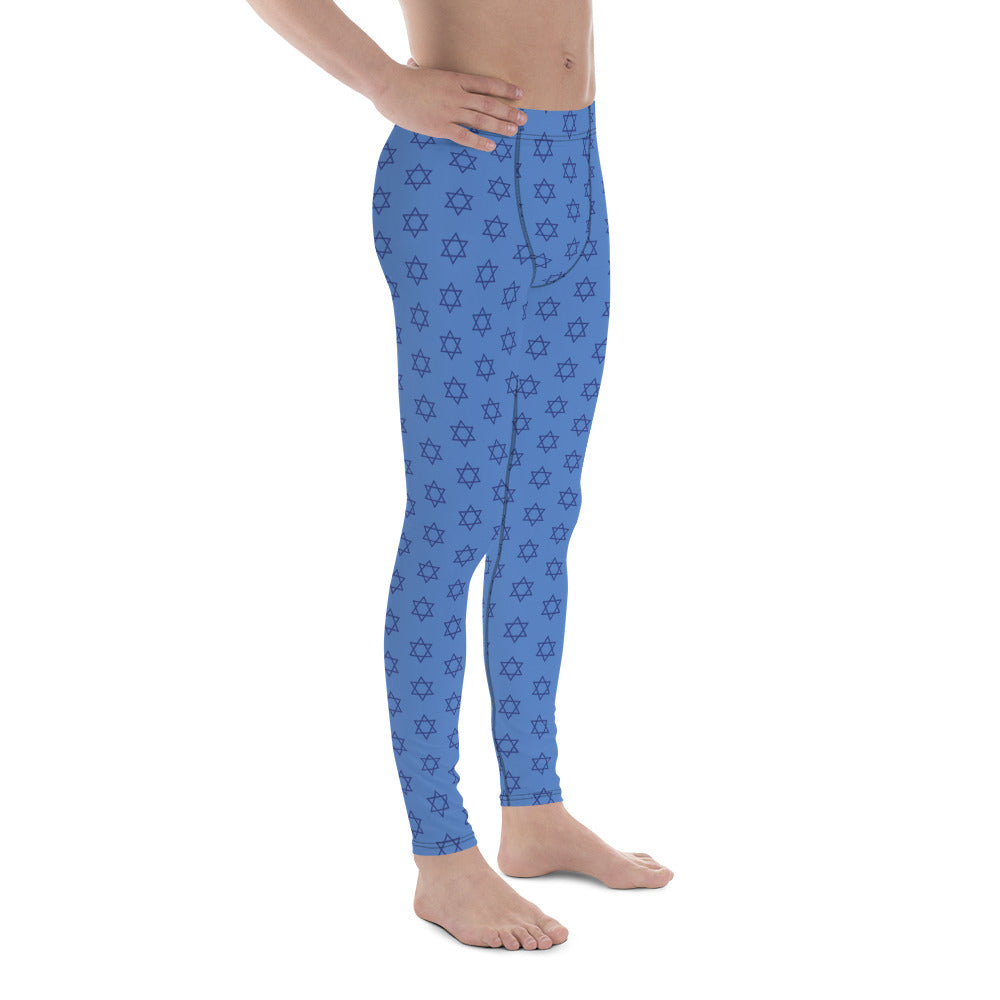 Hanukkah Print Men's Leggings