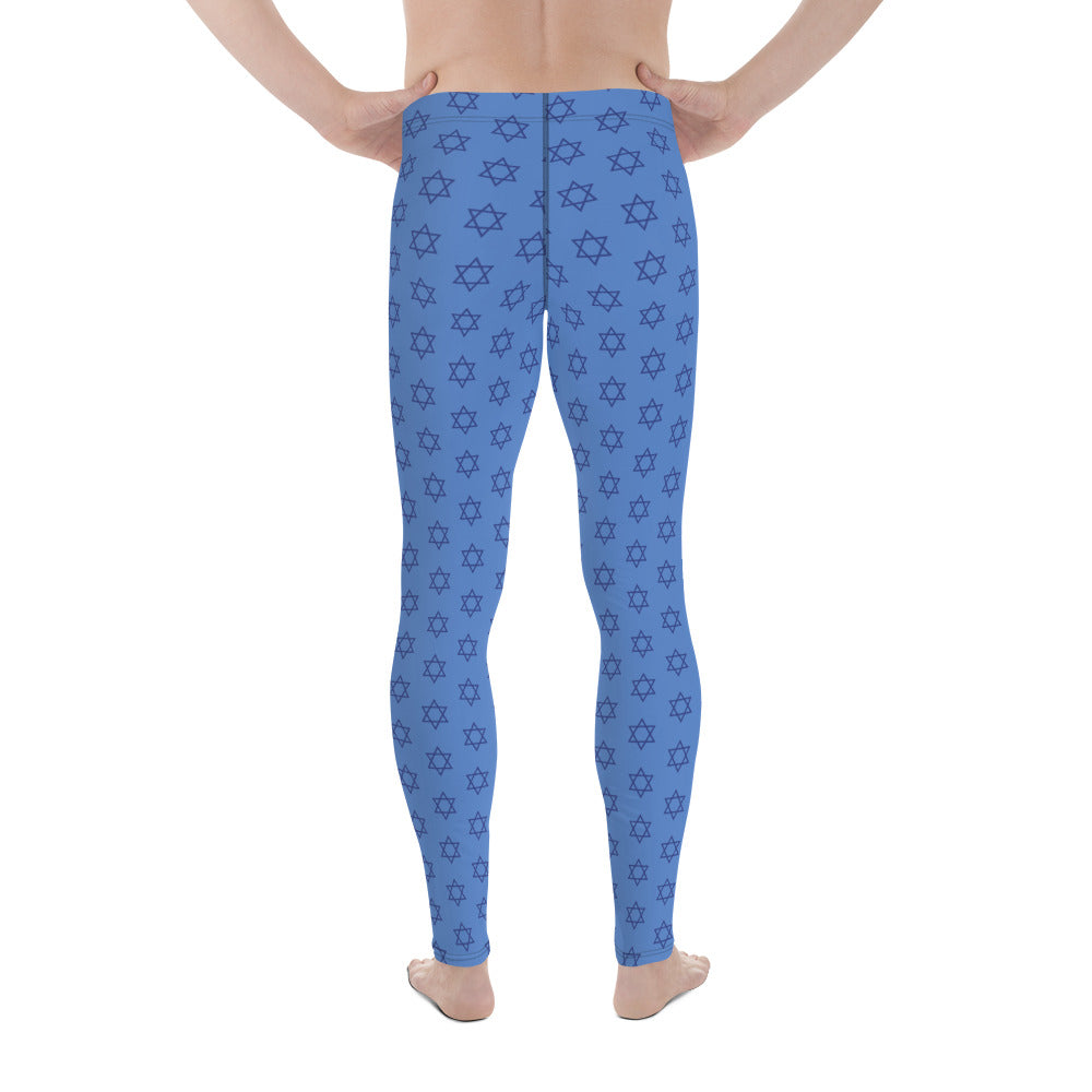 Hanukkah Print Men's Leggings