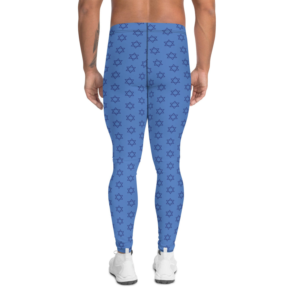 Hanukkah Print Men's Leggings