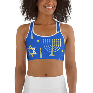 Hanukkah Sports Bra