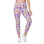 Hanukkah Symbol Leggings With Pockets