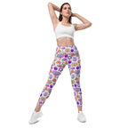 Hanukkah Symbol Leggings With Pockets