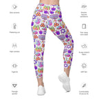 Hanukkah Symbol Leggings With Pockets