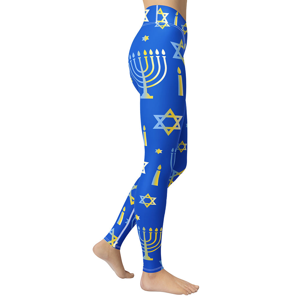 Hanukkah Yoga Leggings