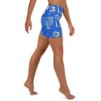 Hanukkah Yoga Shorts