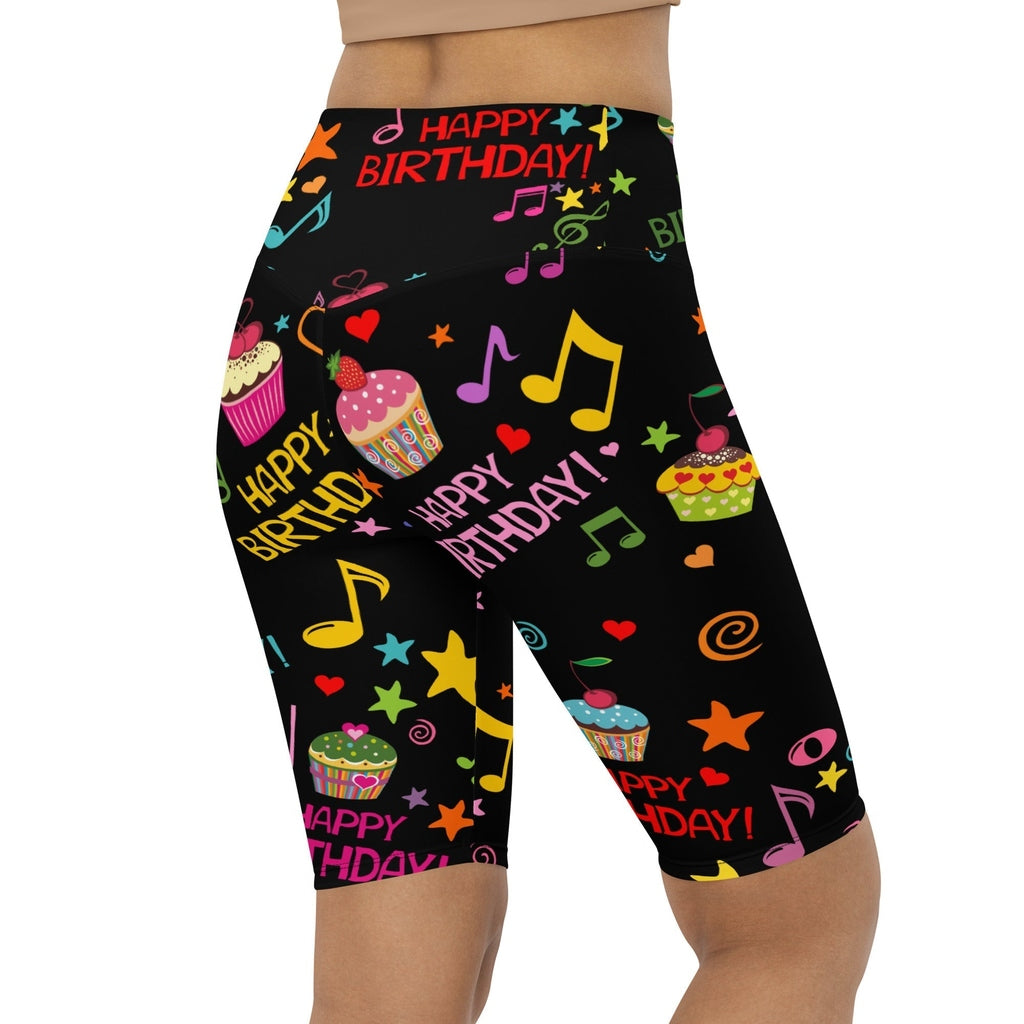 Happy Birthday Biker Shorts