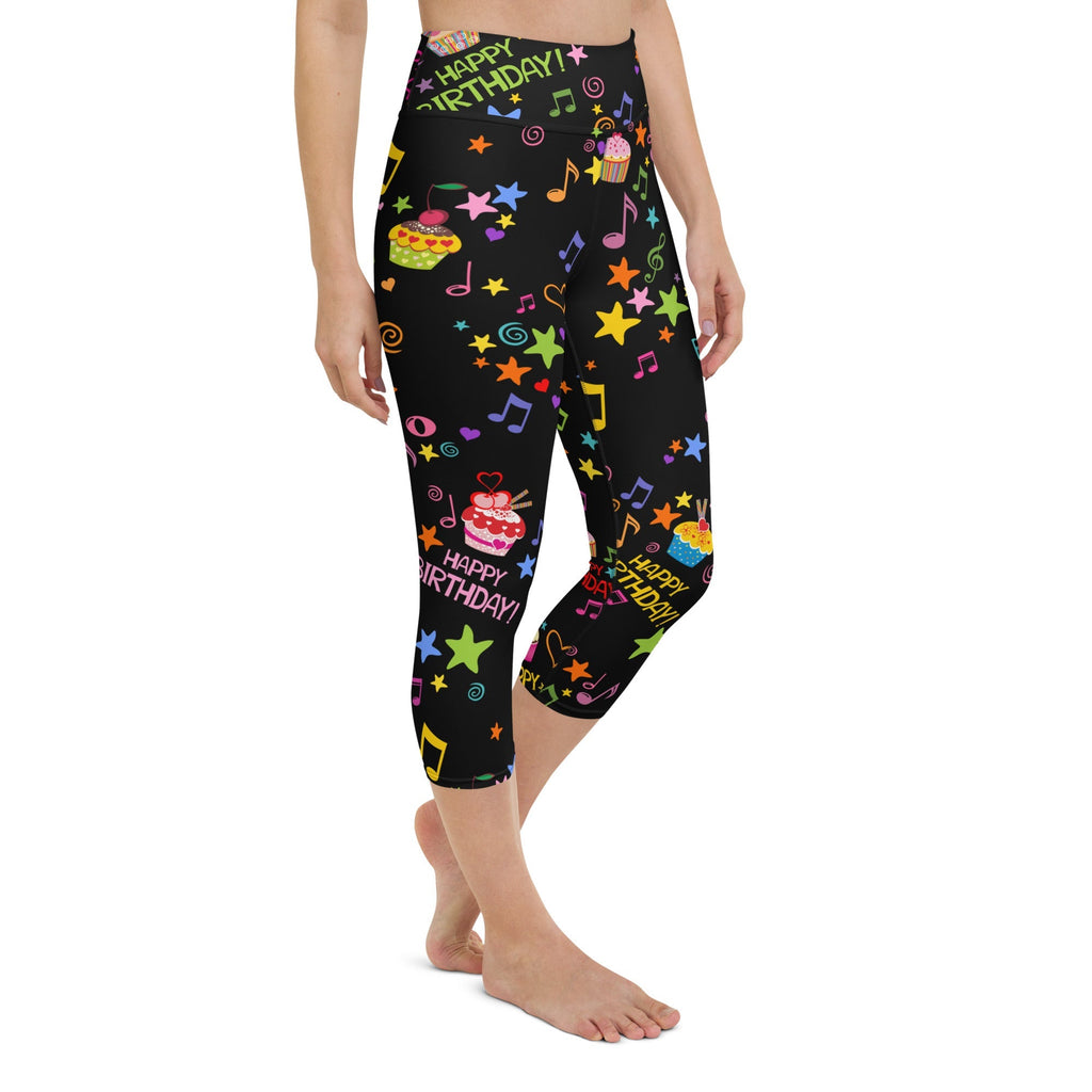 Happy Birthday Yoga Capris