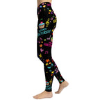 Happy Birthday Yoga Leggings