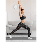 Happy New Year Yoga Leggings