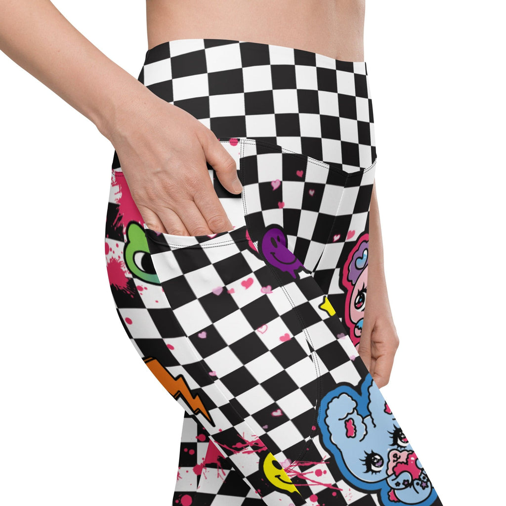 Harajuku Inspired Leggings With Pockets