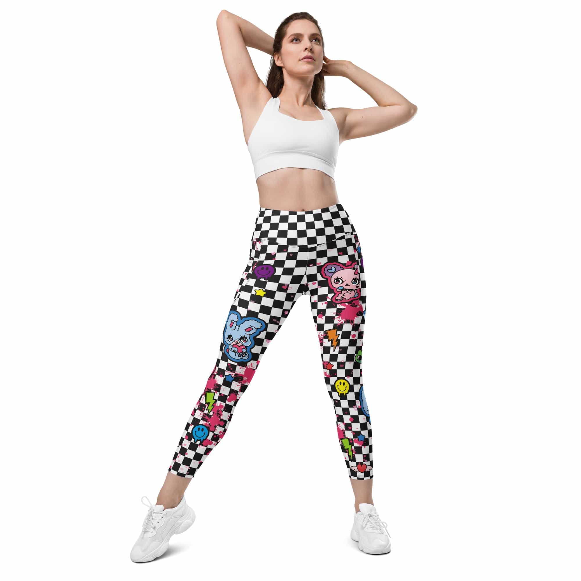 Harajuku Inspired Leggings With Pockets