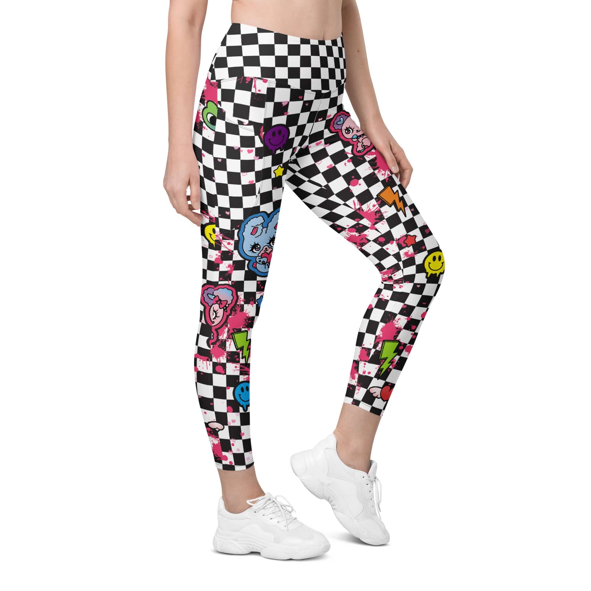Harajuku Inspired Leggings With Pockets