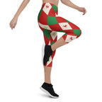 Harlequin Christmas Capris