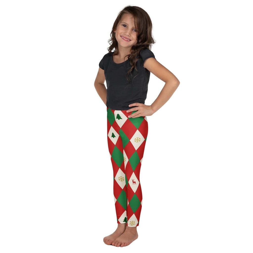 Harlequin Christmas Kid's Leggings