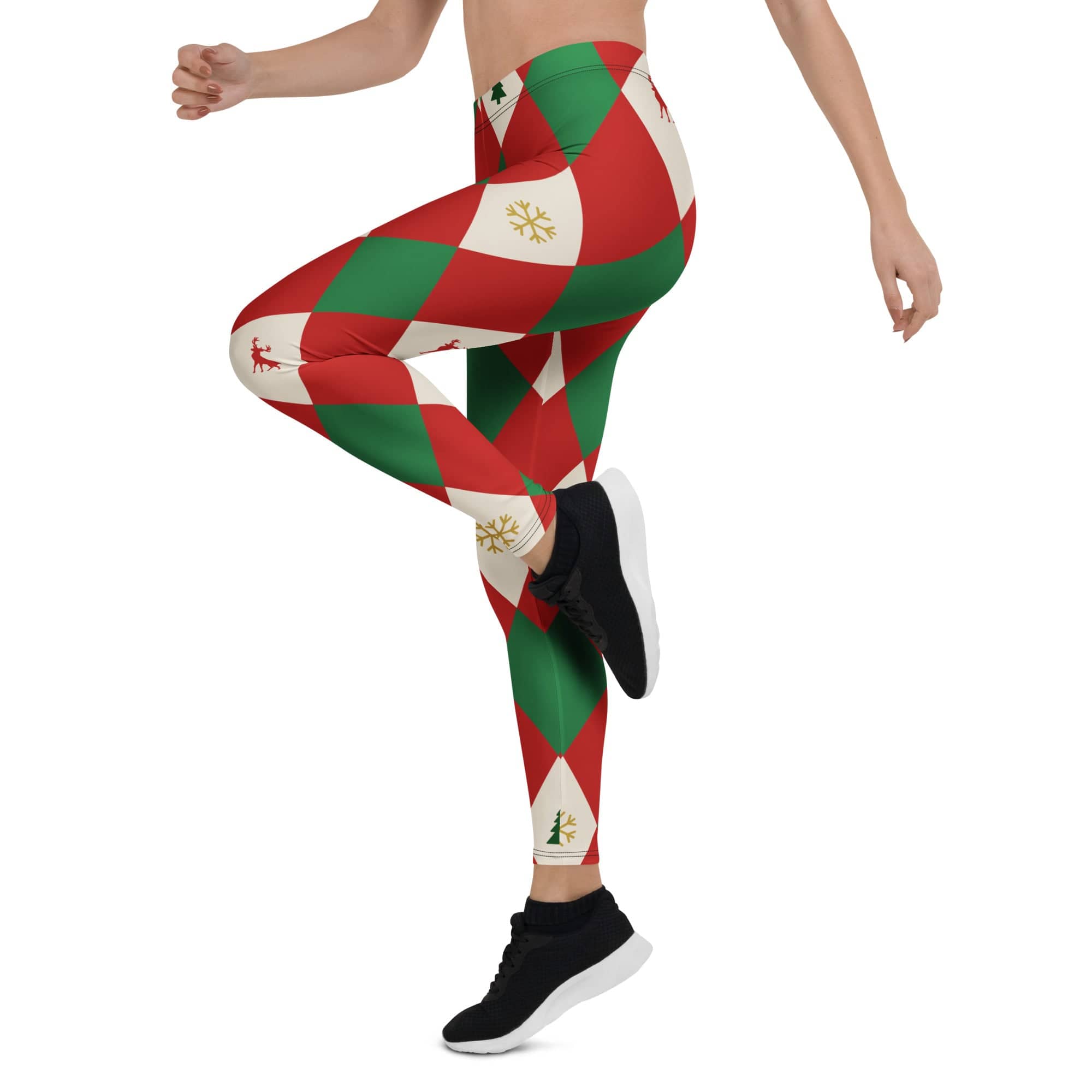 Harlequin Christmas Leggings