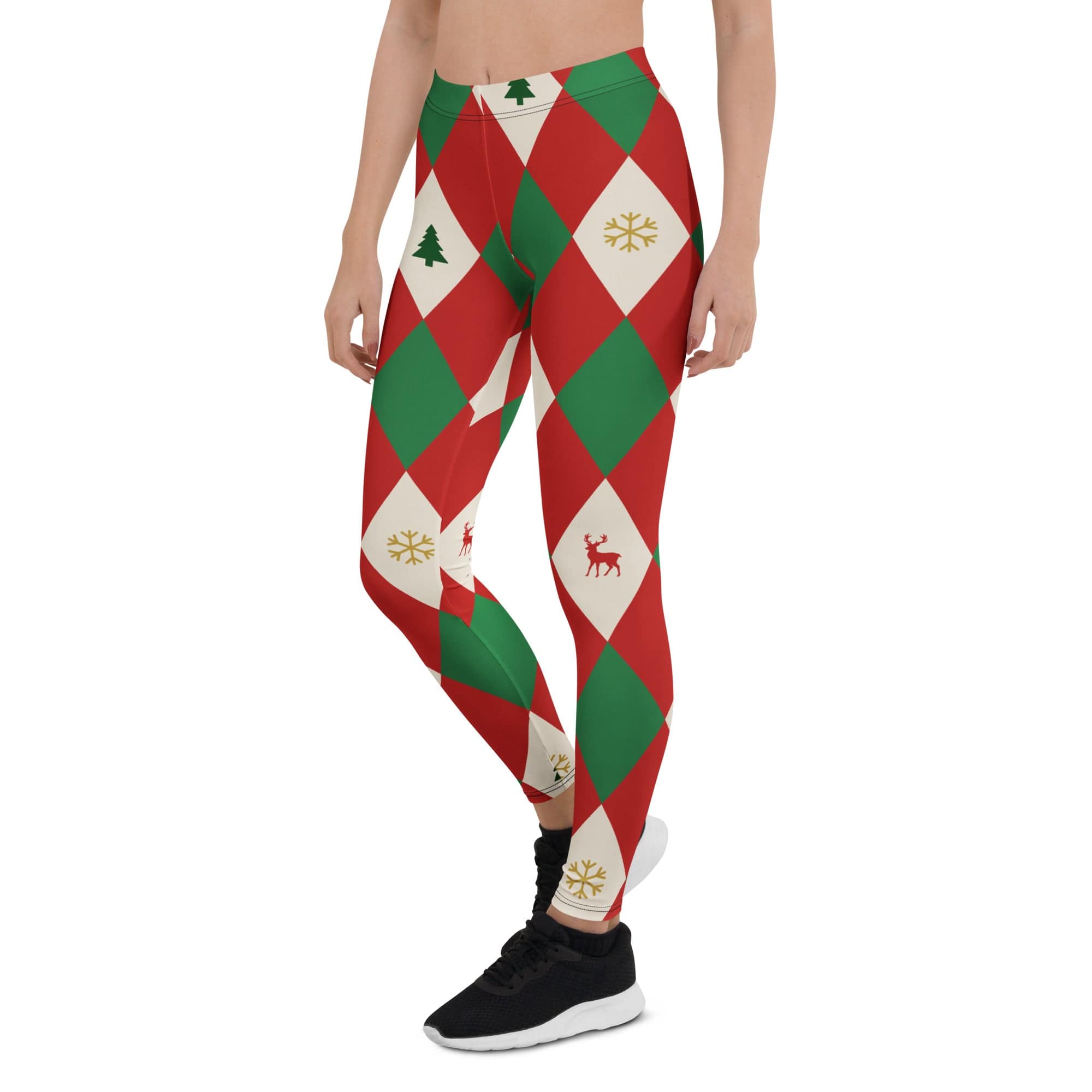 Harlequin Christmas Leggings
