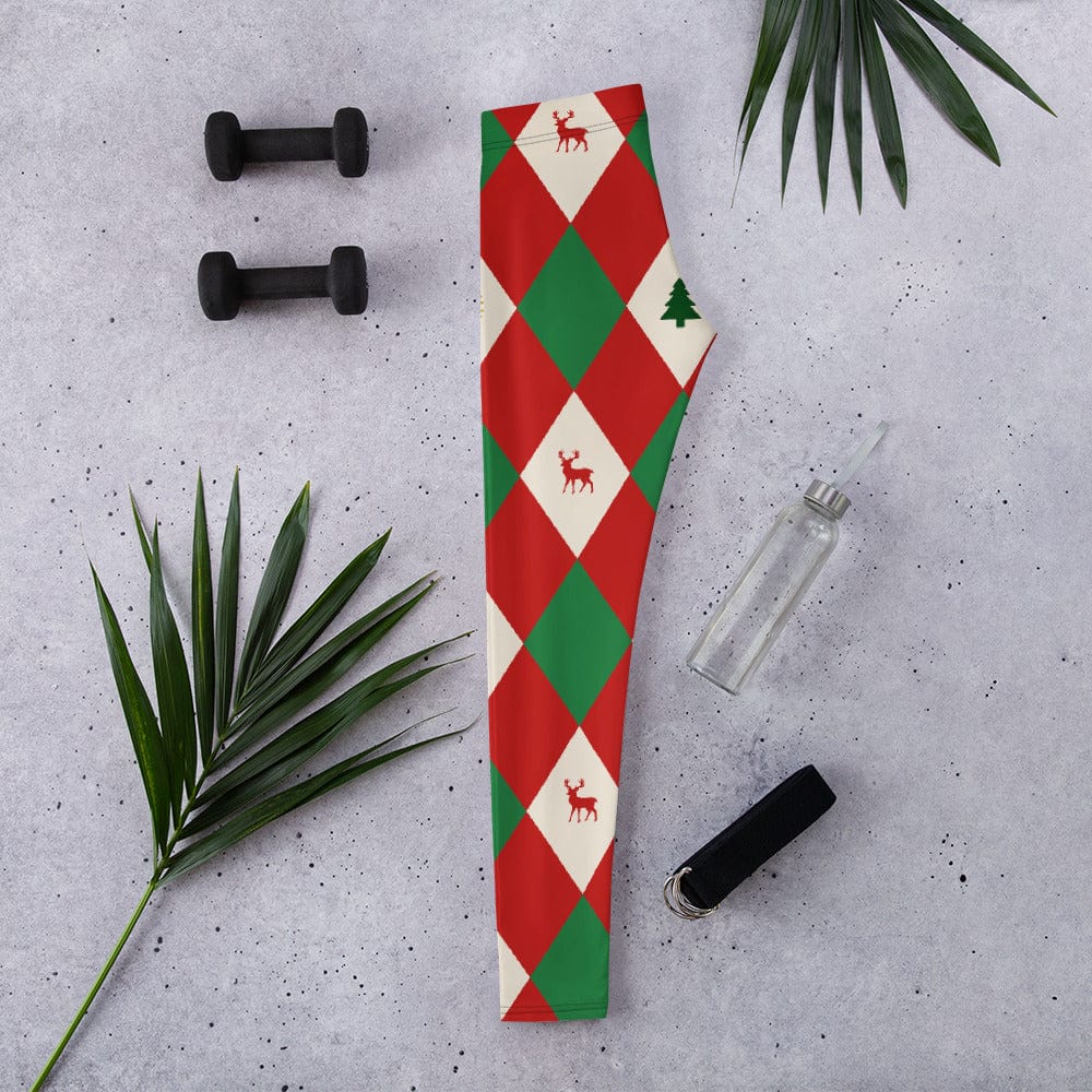 Harlequin Christmas Leggings