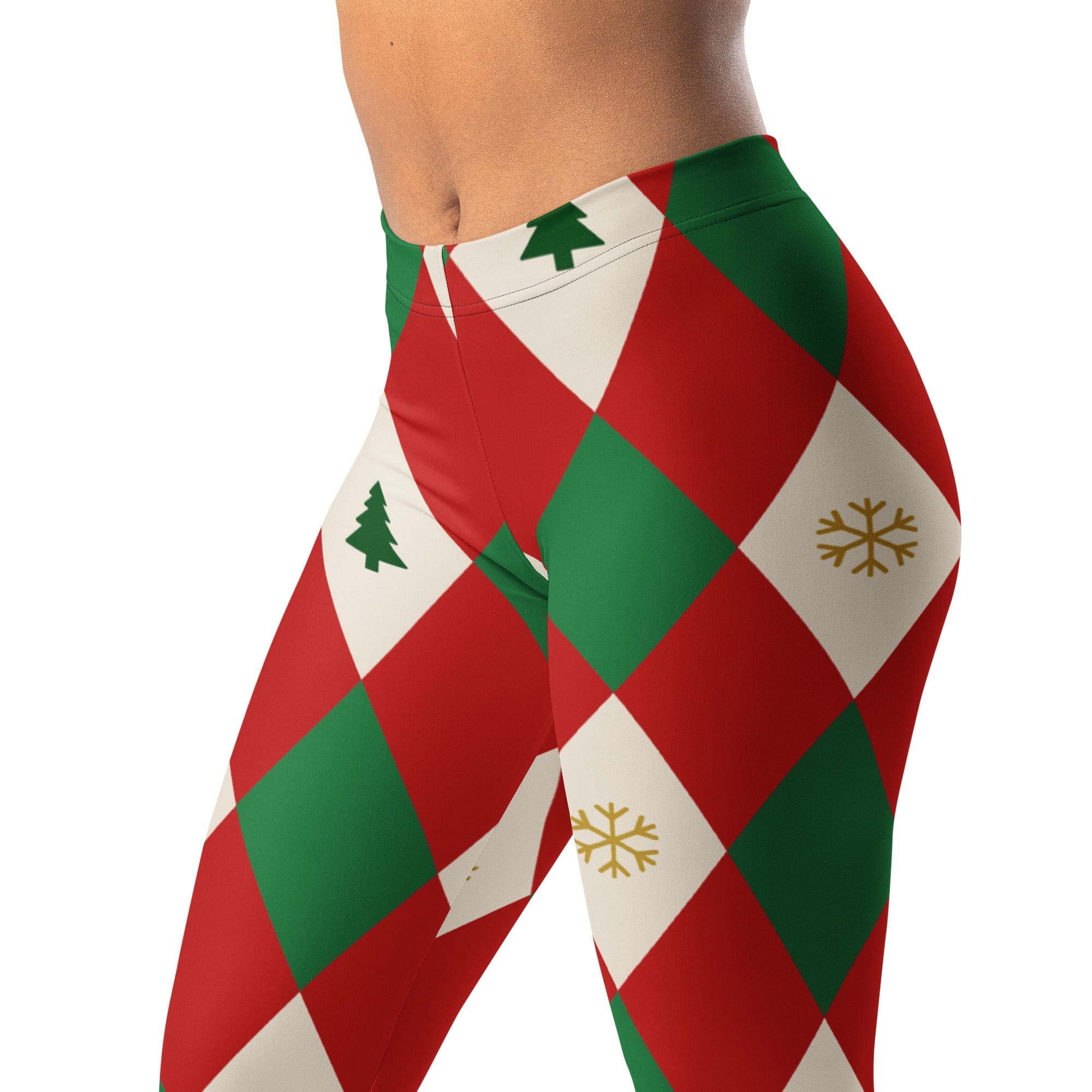 Harlequin Christmas Leggings