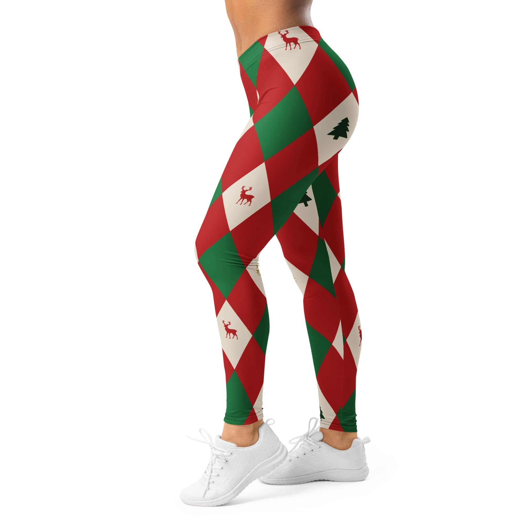 Harlequin Christmas Leggings