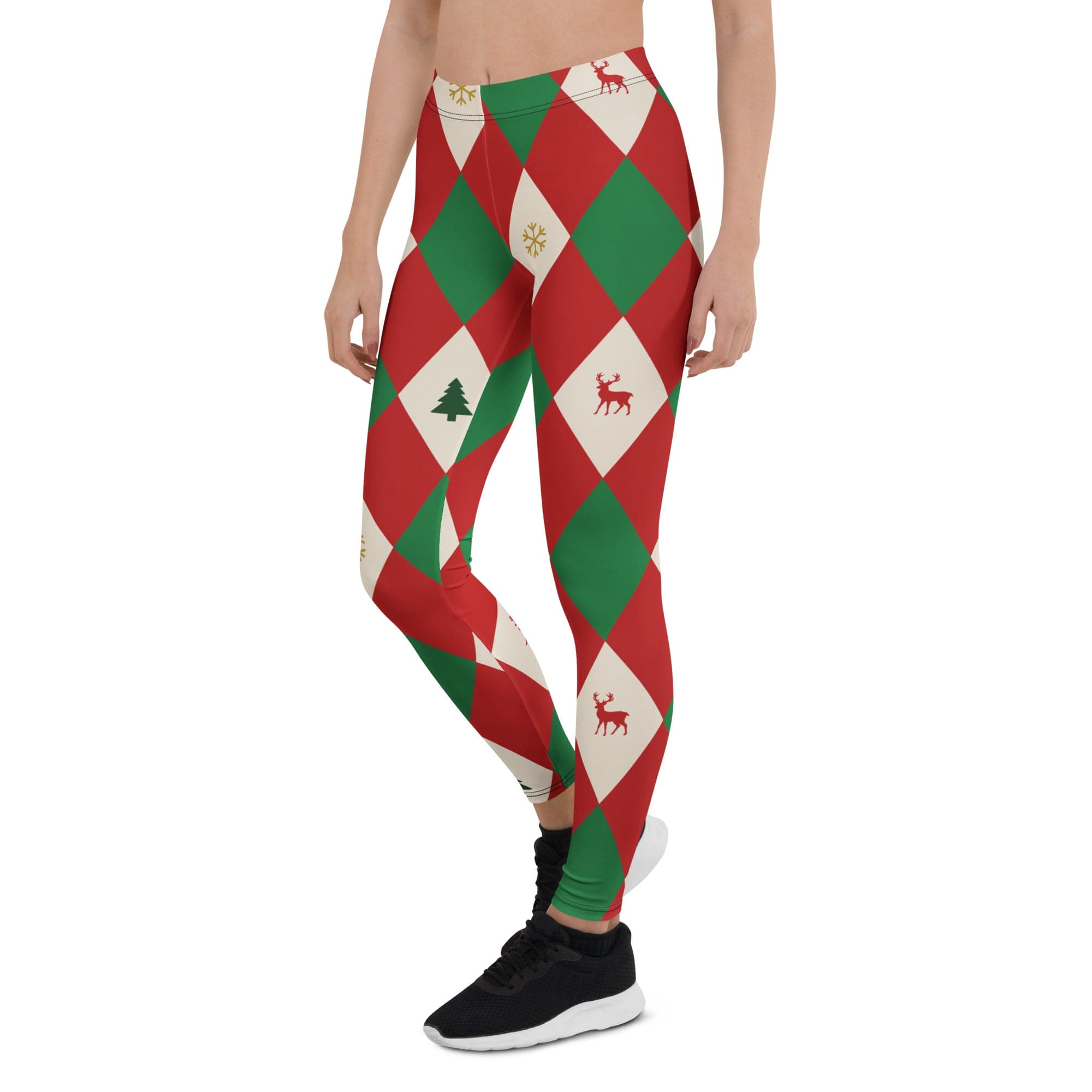 Harlequin Christmas Leggings