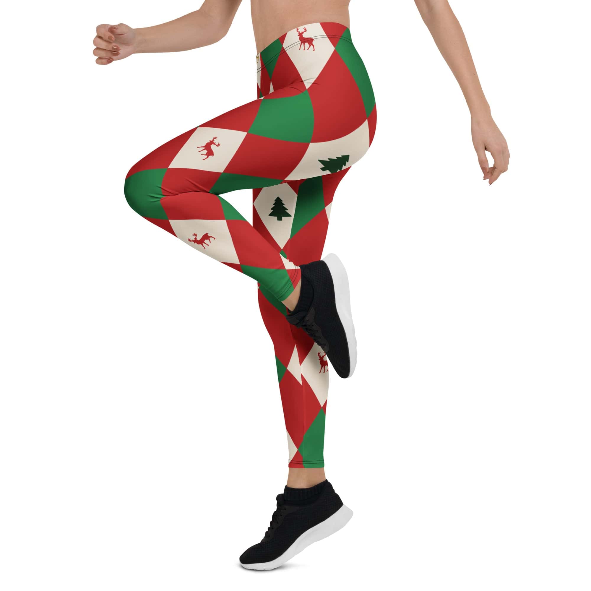 Harlequin Christmas Leggings