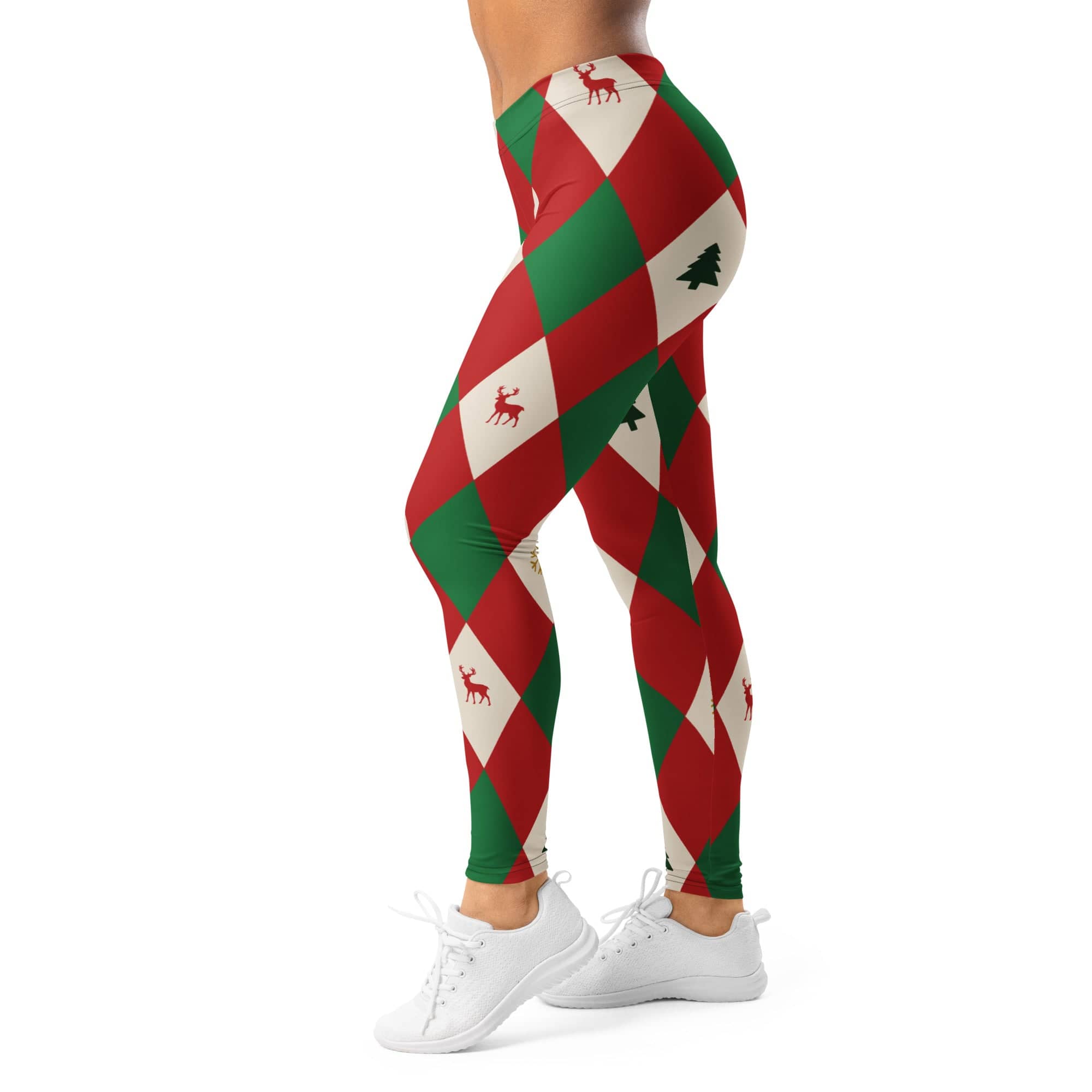 Harlequin Christmas Leggings