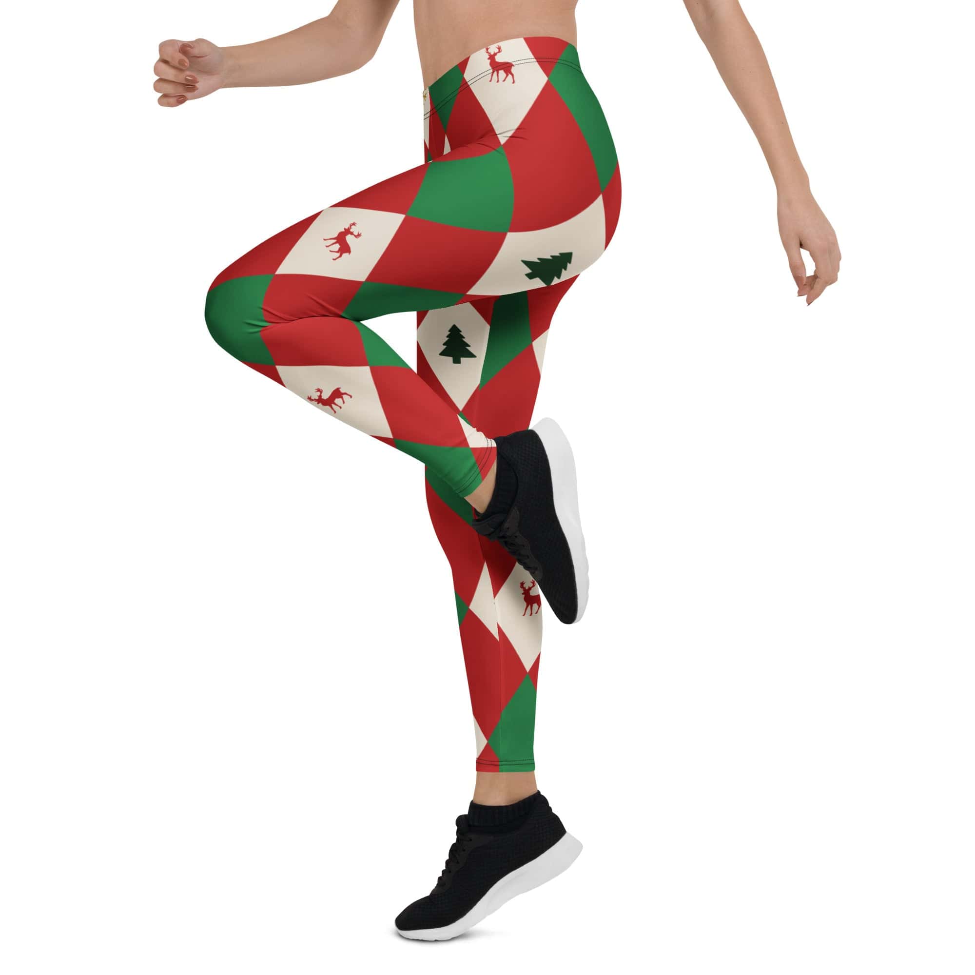 Harlequin Christmas Leggings