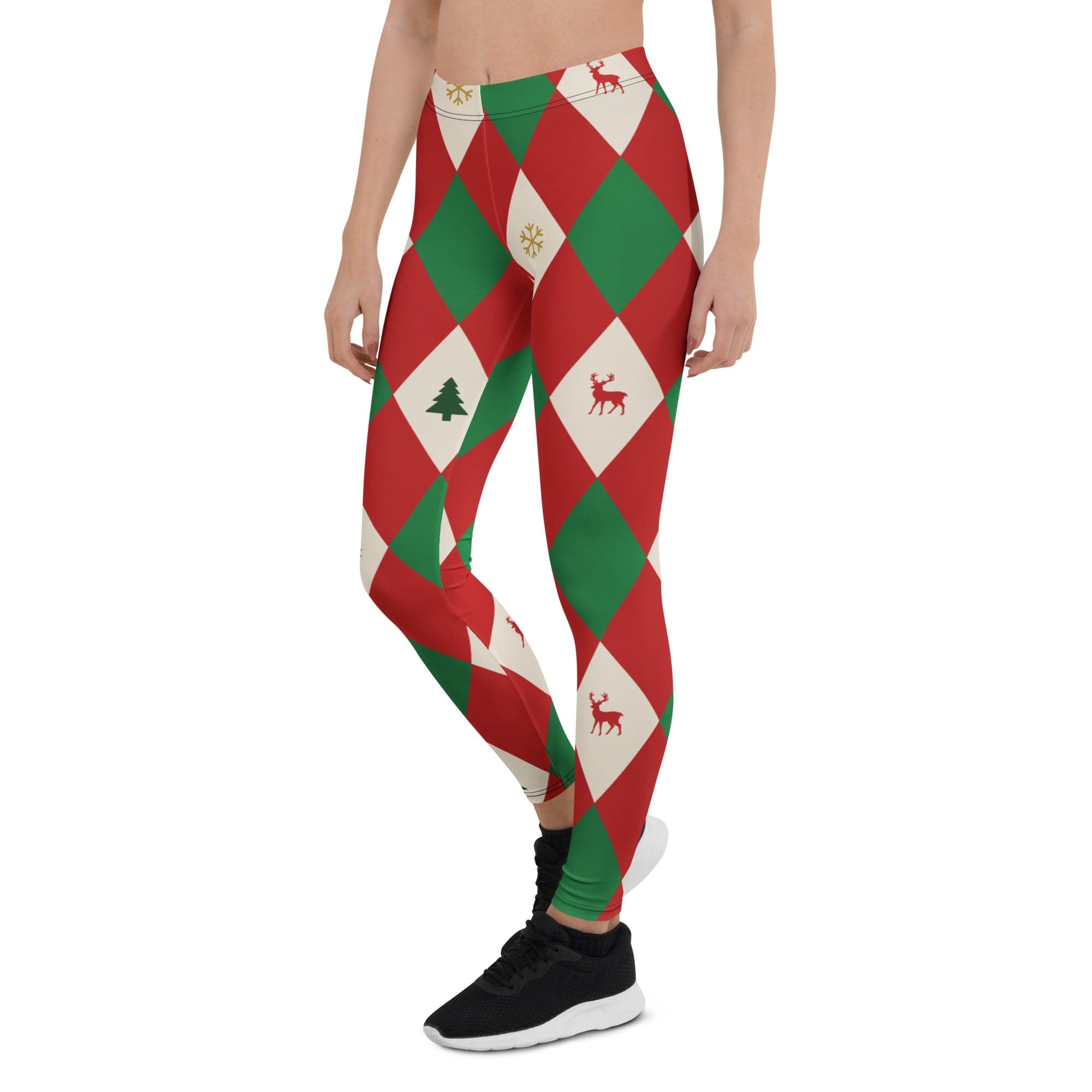 Harlequin Christmas Leggings
