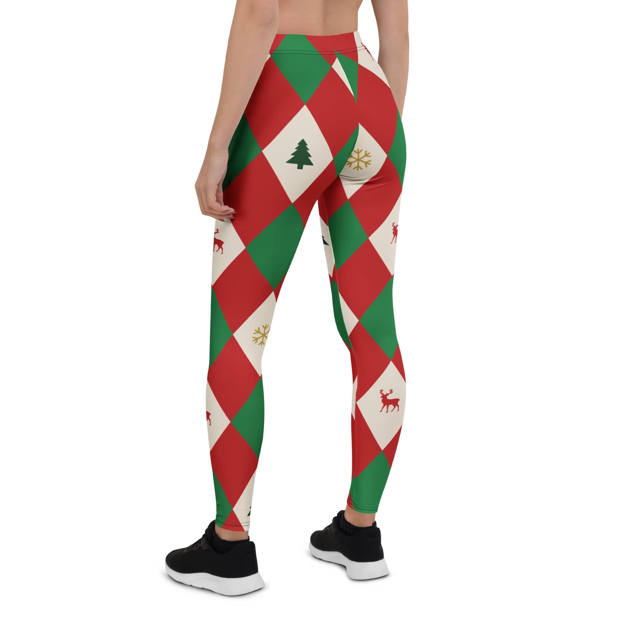 Harlequin Christmas Leggings
