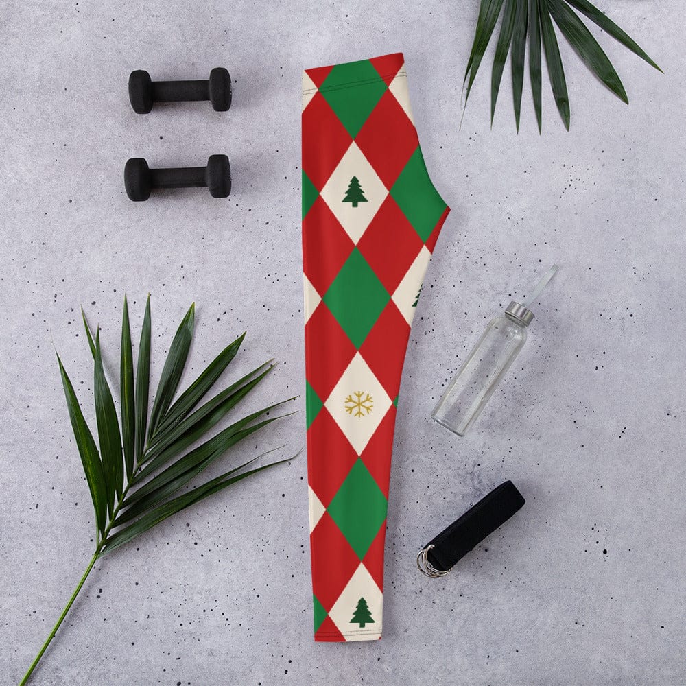 Harlequin Christmas Leggings