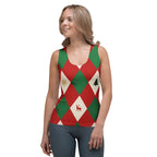 Harlequin Christmas Tank Top