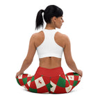 Harlequin Christmas Yoga Leggings
