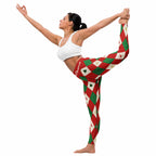 Harlequin Christmas Yoga Leggings