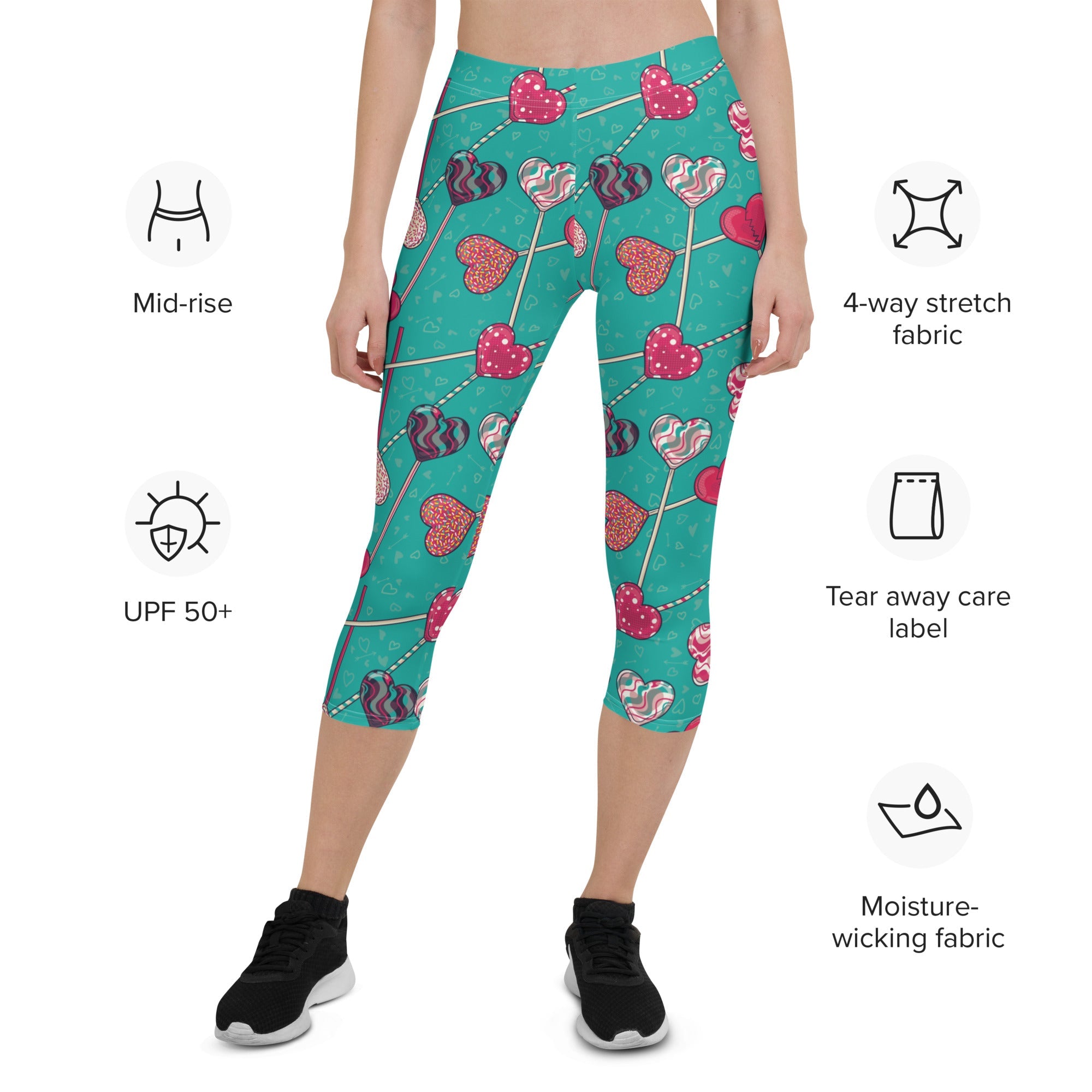 Heart Lollipop Capris