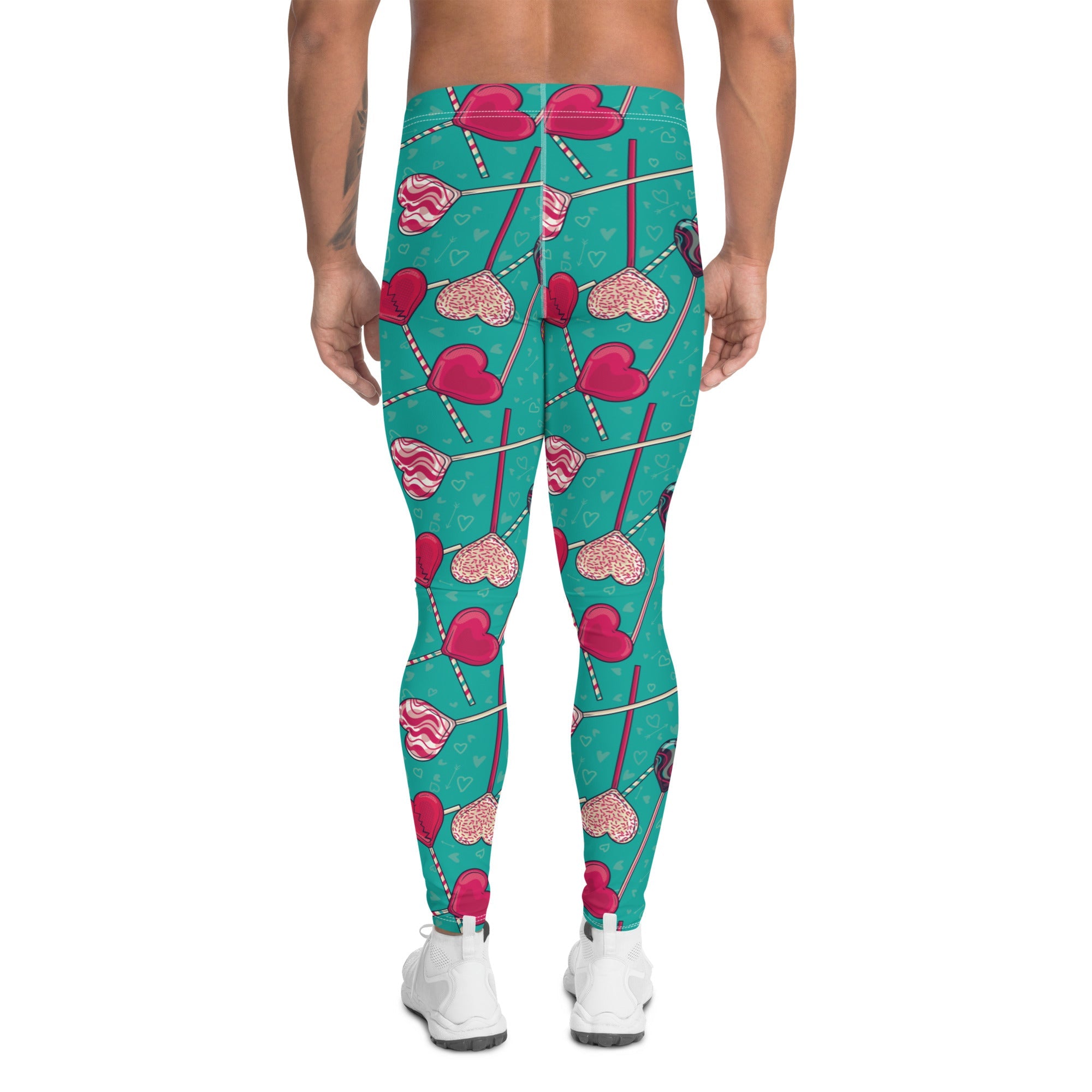 Heart Lollipop Men's Leggings