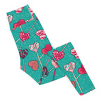 Heart Lollipop Yoga Leggings