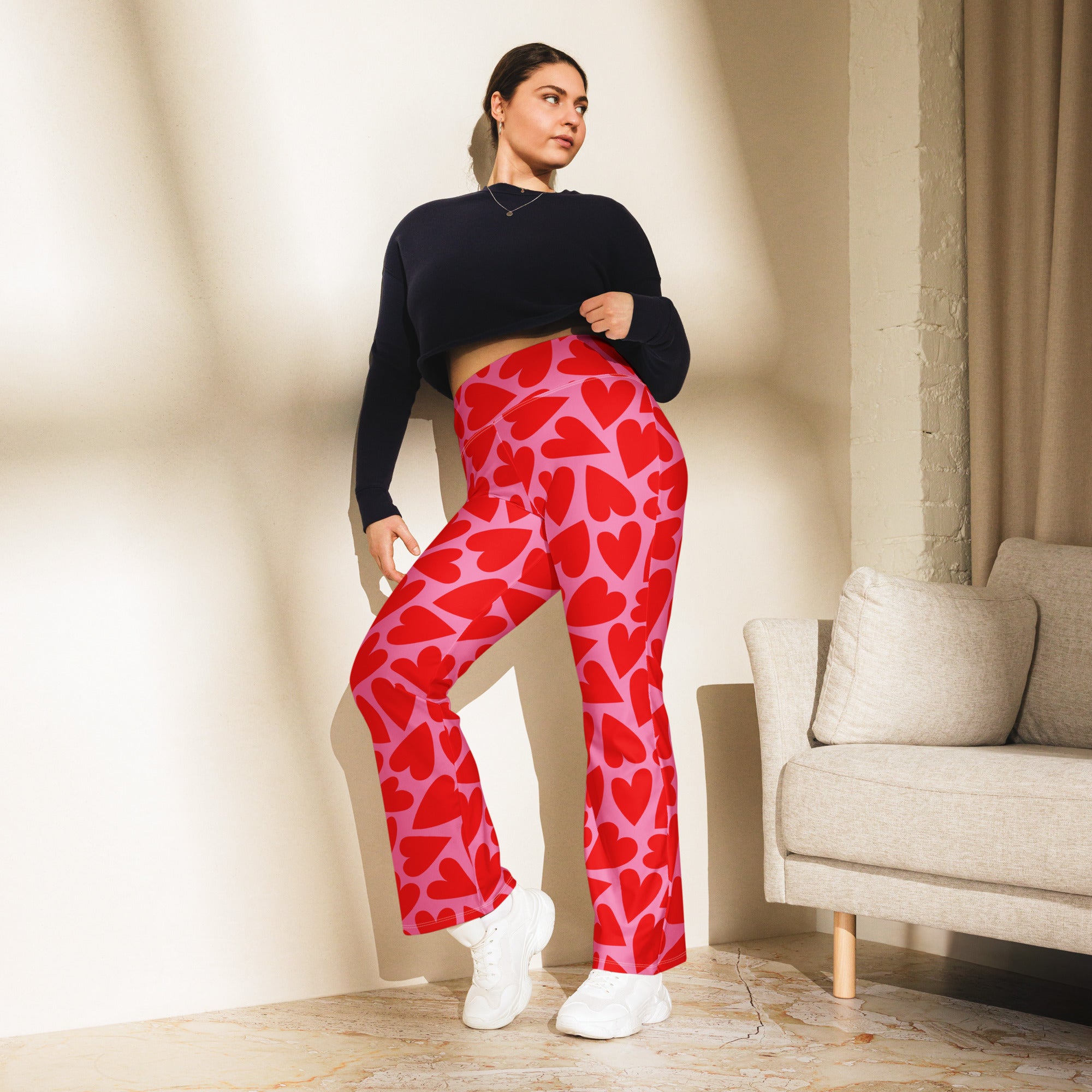 Heart Overload Flare Leggings