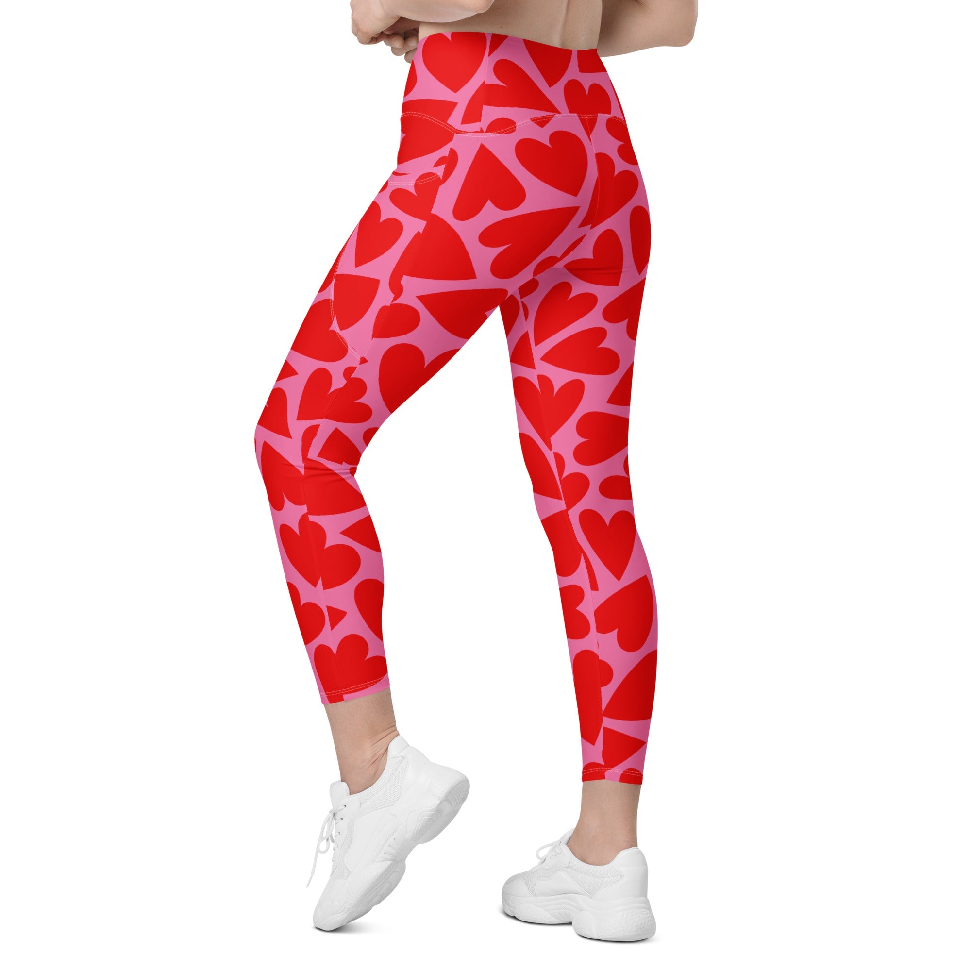 Heart Overload Leggings with Pockets