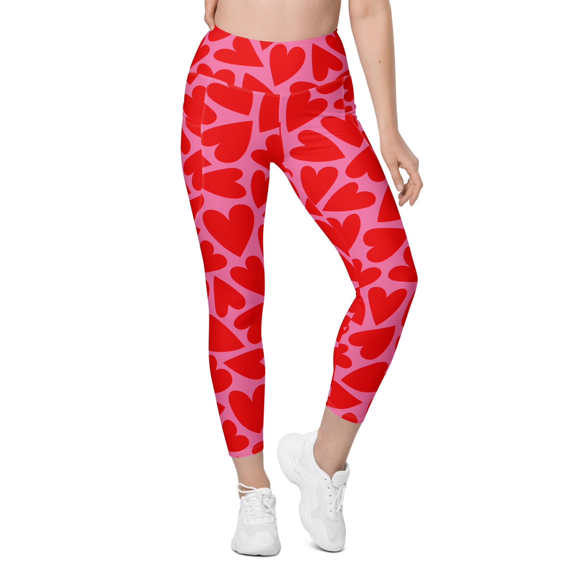 Heart Overload Leggings with Pockets