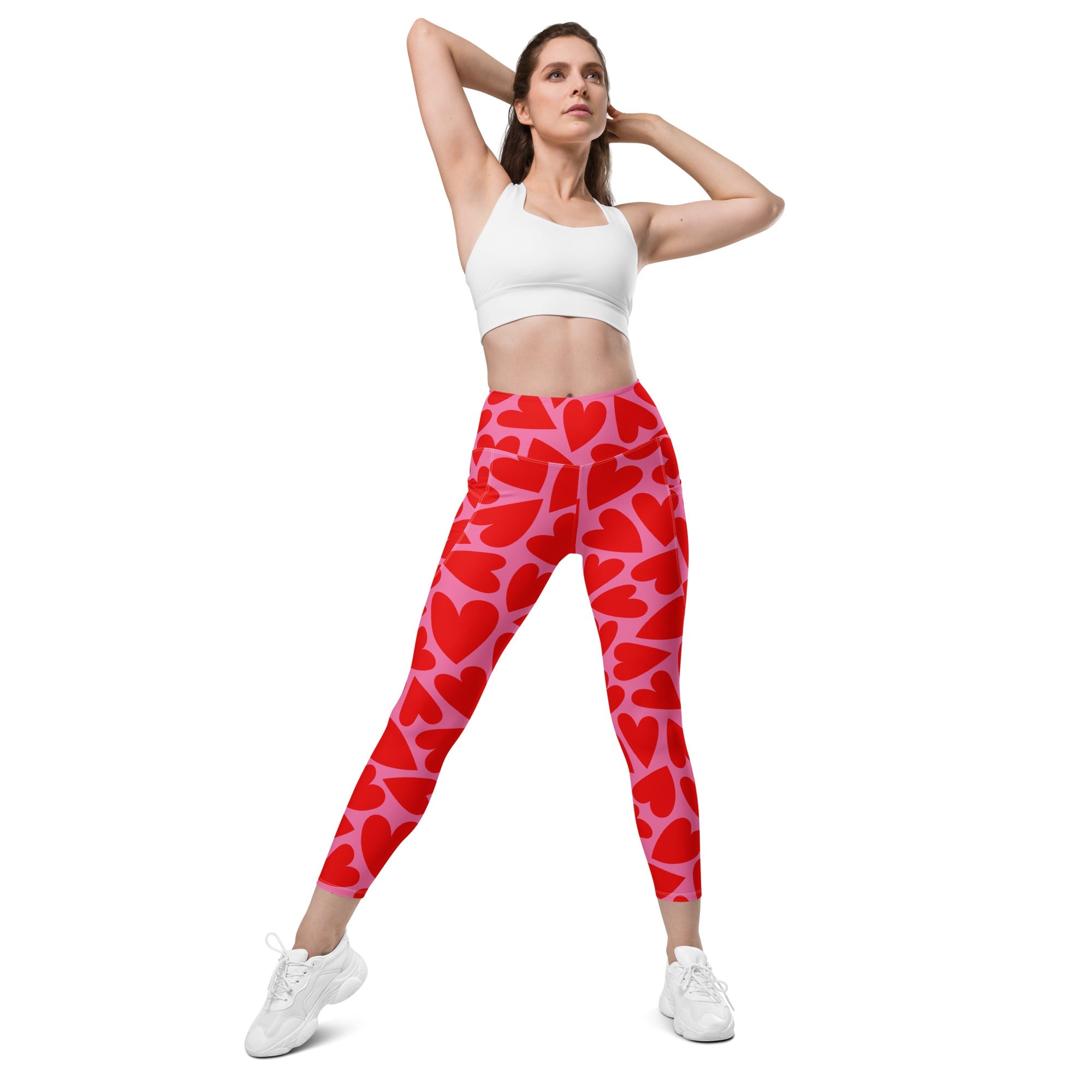 Heart Overload Leggings with Pockets